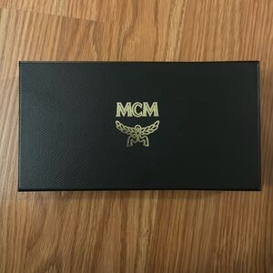 Blue denim MCM wallet